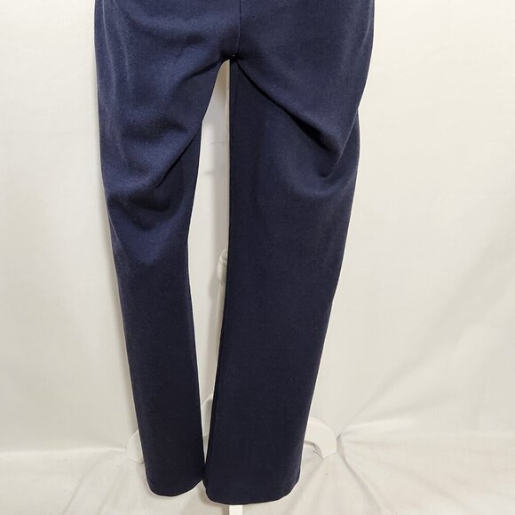 Fishers Finery Women's Ponte Knit Pull-on Boot Leg Work Pant Navy Size SP Career - Picture 8 of 14